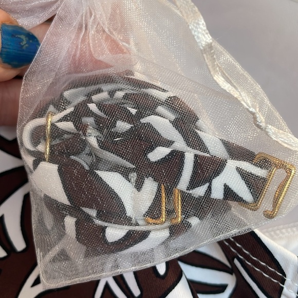 ANNE COLE SIGNATURE COLLECTION ONE PIECE SWIMSUIT BROWN AND WHITE SIZE 14 - Picture 15 of 15